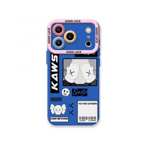 Pop Art Chic KAWS Edition Silicone Case for Apple iPhone Series