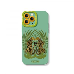 Jungle Cheetah Safari Silicone Case for Apple iPhone Series