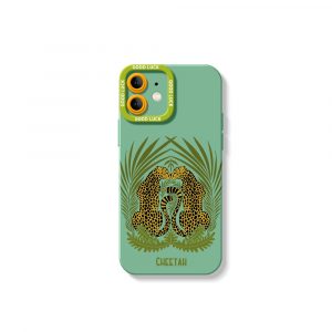 Jungle Cheetah Safari Silicone Case for Apple iPhone Series