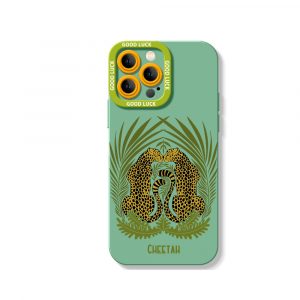 Jungle Cheetah Safari Silicone Case for Apple iPhone Series