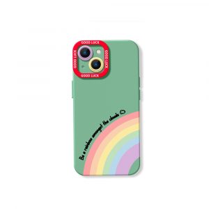 Rainbow Vibes Good Luck Silicone Case for Apple iPhone Series