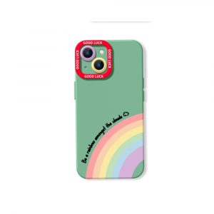 Rainbow Vibes Good Luck Silicone Case for Apple iPhone Series