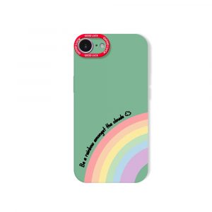Rainbow Vibes Good Luck Silicone Case for Apple iPhone Series