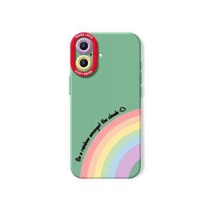 Rainbow Vibes Good Luck Silicone Case for Apple iPhone Series