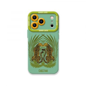 Jungle Cheetah Safari Silicone Case for Apple iPhone Series