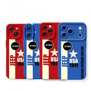 Vintage Offroad Americana Vibe Silicone Case for Apple iPhone Series