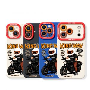 King of the Road Biker Vibe Silicone Case for Apple iPhone Series