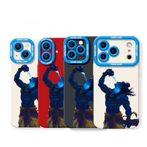 Divine Warrior Illustration Silicone Case for Apple iPhone Series