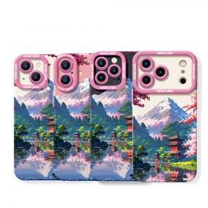 Serene Mountain Escape Silicone Case for Apple iPhone Series