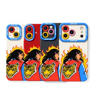 Fierce Flames & Tiger Guardian Silicone Case for Apple iPhone Series