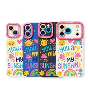 Brighten Your Day Sunshine Vibes Silicone Case for Apple iPhone Series