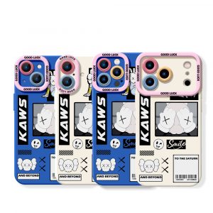 Pop Art Chic KAWS Edition Silicone Case for Apple iPhone Series