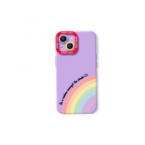 Rainbow Vibes Good Luck Silicone Case for Apple iPhone Series