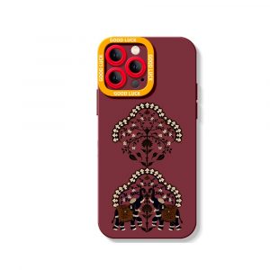 Ornate Elephant Luck Silicone Case for Apple iPhone Series