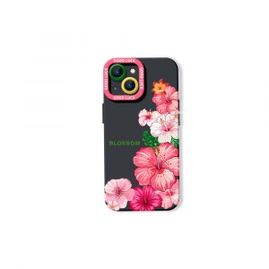 Floral Bloom Delight Silicone Case for Apple iPhone Series
