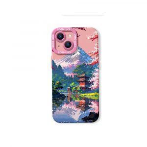 Serene Mountain Escape Silicone Case for Apple iPhone Series