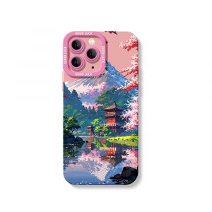 Serene Mountain Escape Silicone Case for Apple iPhone Series