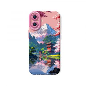 Serene Mountain Escape Silicone Case for Apple iPhone Series