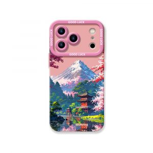 Serene Mountain Escape Silicone Case for Apple iPhone Series