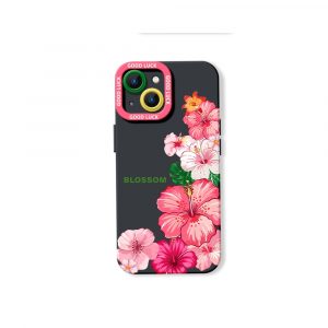Floral Bloom Delight Silicone Case for Apple iPhone Series