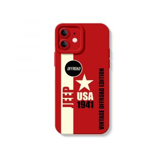 Vintage Offroad Americana Vibe Silicone Case for Apple iPhone Series