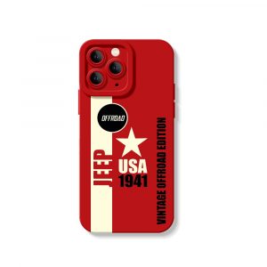 Vintage Offroad Americana Vibe Silicone Case for Apple iPhone Series