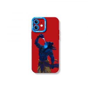 Divine Warrior Illustration Silicone Case for Apple iPhone Series