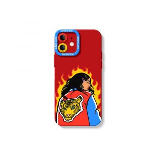 Fierce Flames & Tiger Guardian Silicone Case for Apple iPhone Series