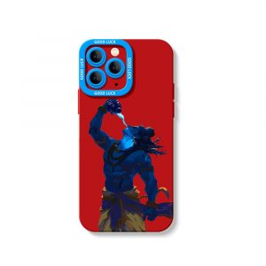 Divine Warrior Illustration Silicone Case for Apple iPhone Series