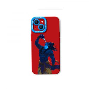 Divine Warrior Illustration Silicone Case for Apple iPhone Series