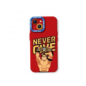 Champion Spirit Never Give Up Silicone Case for Apple iPhone Series - iPhone 15, Red