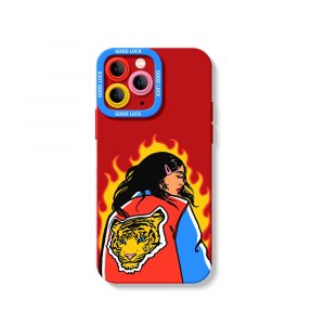 Fierce Flames & Tiger Guardian Silicone Case for Apple iPhone Series