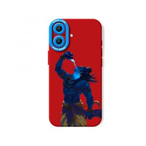 Divine Warrior Illustration Silicone Case for Apple iPhone Series