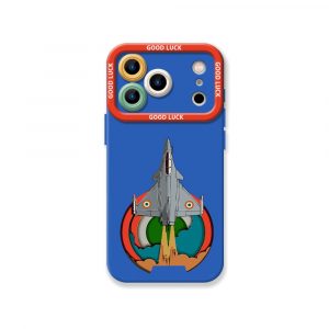 Air Strike Power Silicone Case for Apple iPhone Series - iPhone 17 Pro, Blue