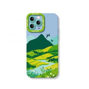 Eco-Haven Landscape Silicone Case for Apple iPhone Series