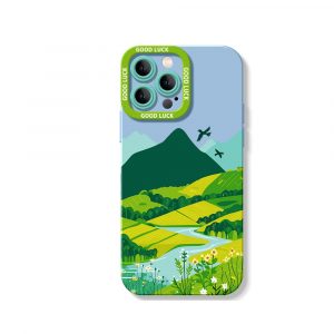 Eco-Haven Landscape Silicone Case for Apple iPhone Series