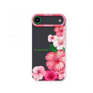 Floral Bloom Delight Silicone Case for Apple iPhone Series