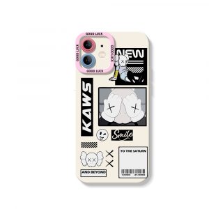 Pop Art Chic KAWS Edition Silicone Case for Apple iPhone Series