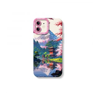 Serene Mountain Escape Silicone Case for Apple iPhone Series