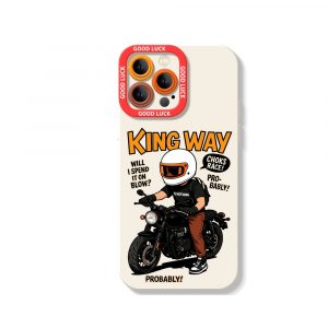 King of the Road Biker Vibe Silicone Case for Apple iPhone Series