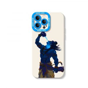 Divine Warrior Illustration Silicone Case for Apple iPhone Series