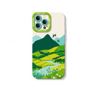 Eco-Haven Landscape Silicone Case for Apple iPhone Series