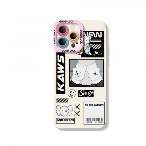 Pop Art Chic KAWS Edition Silicone Case for Apple iPhone Series