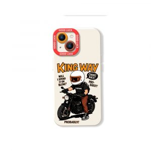 King of the Road Biker Vibe Silicone Case for Apple iPhone Series