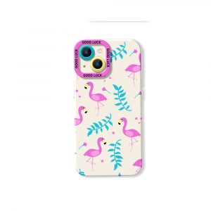 Flamingo Paradise Tropical Charm Silicone Case for Apple iPhone Series