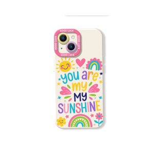Brighten Your Day Sunshine Vibes Silicone Case for Apple iPhone Series
