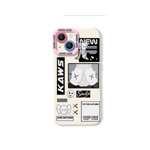 Pop Art Chic KAWS Edition Silicone Case for Apple iPhone Series