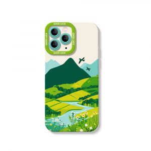 Eco-Haven Landscape Silicone Case for Apple iPhone Series