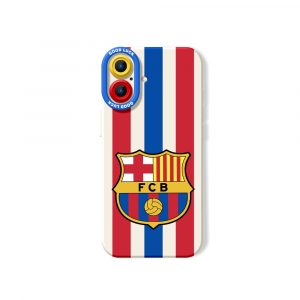 Champions Pride Striped Silicone Case for Apple iPhone Series - iPhone 17, White