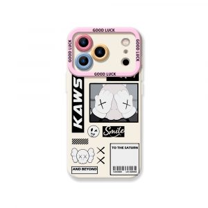 Pop Art Chic KAWS Edition Silicone Case for Apple iPhone Series